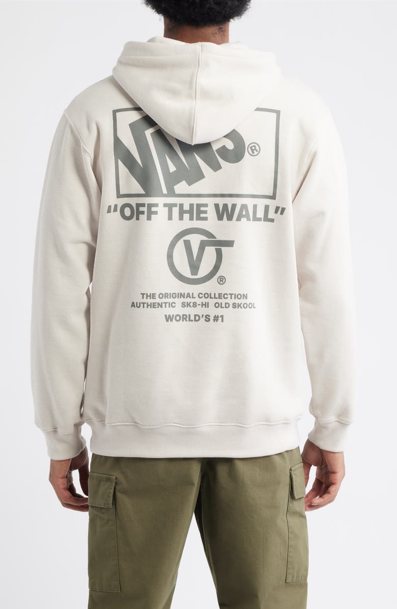 Vans Stockpile Logo Graphic Hoodie, Alternate, color, Taupe Mist