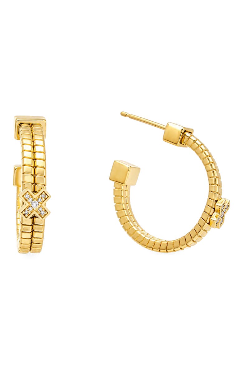Hoop Earrings, Main, color, YELLOW GOLD