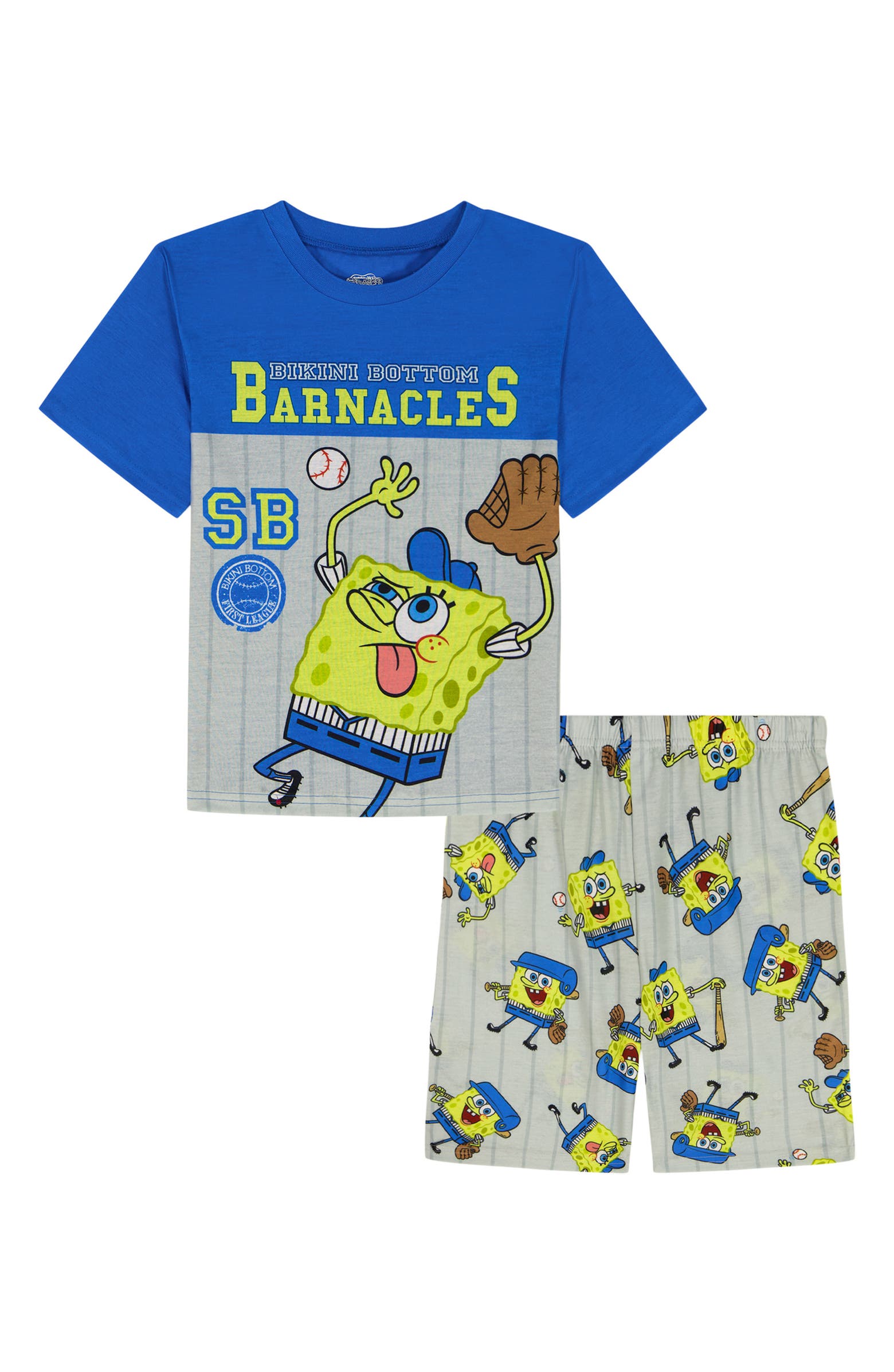 AME Kids' SpongeBob® Short Pajamas | Nordstromrack