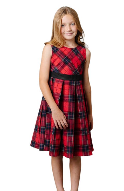 Girls' Pleated Party Dress, Toddler