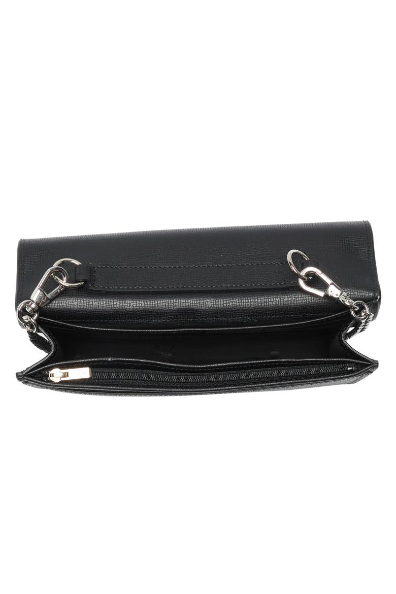 Le Pliage Neo Wallet on a Chain, Alternate, color, BLACK
