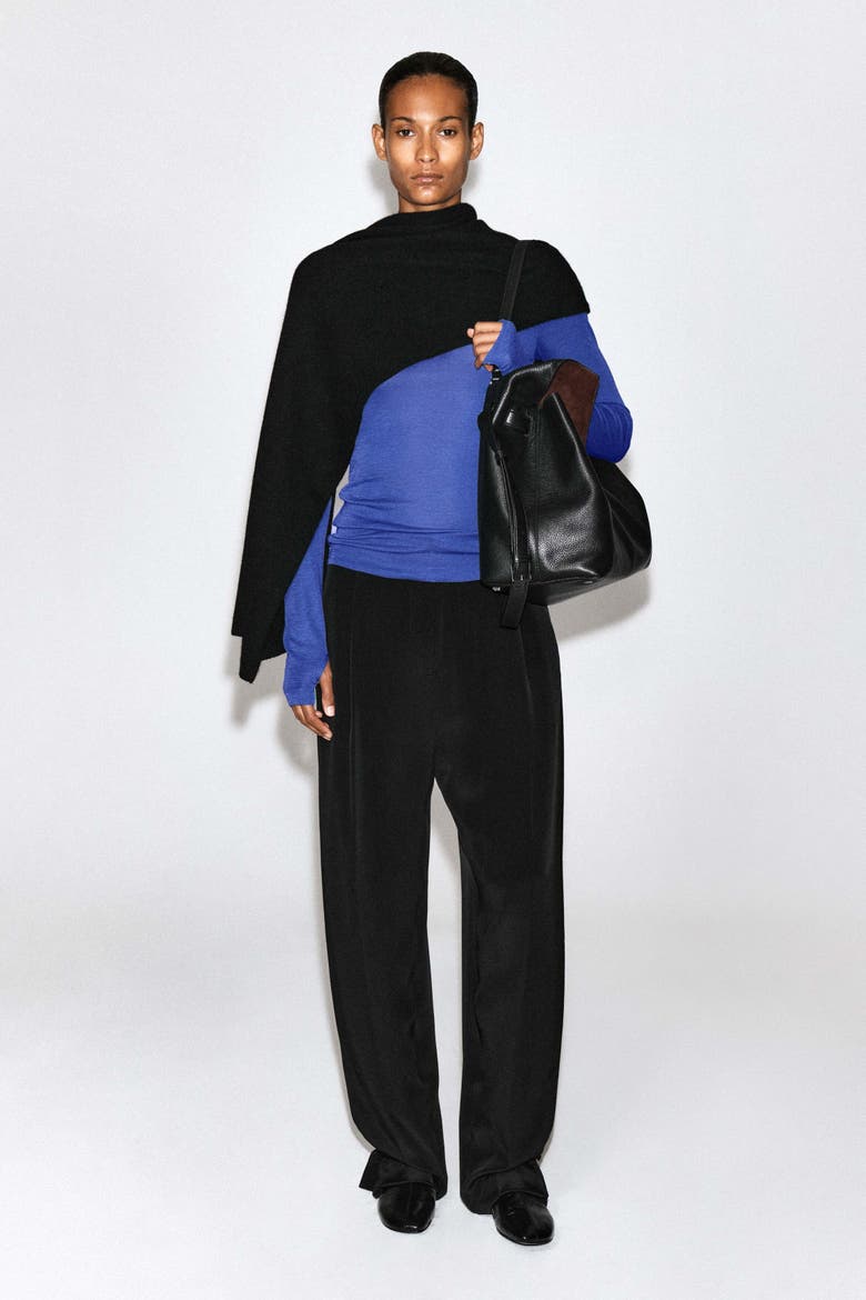 Slim Merino Wool Top, Alternate, color, COBALT BLUE