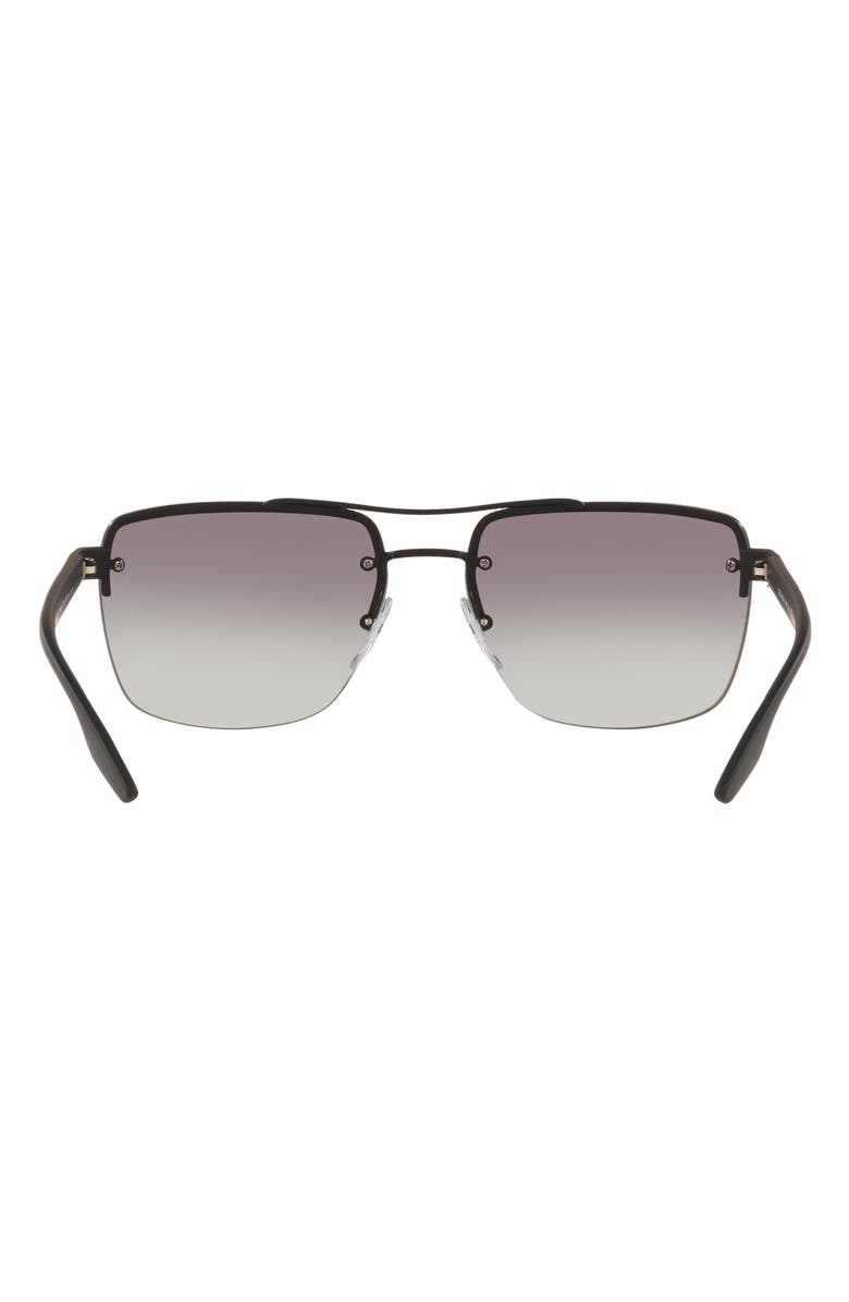 PRADA SPORT 62mm Gradient Oversize Square Sunglasses, Alternate, color, 