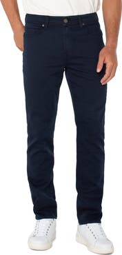 Liverpool Los Angeles Kingston Modern Slim Straight Leg Twill Pants