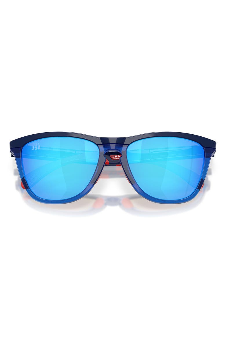 Oakley Frogskins<sup>™</sup> Range 55 Prizm<sup>™</sup> Keyhole Sunglasses, Alternate, color, Navy / Prizm Sapphire