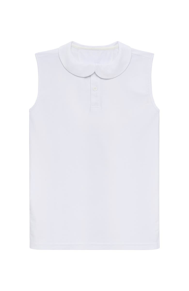 Courtside Kids Girly Girls Tank Top, Main, color, White