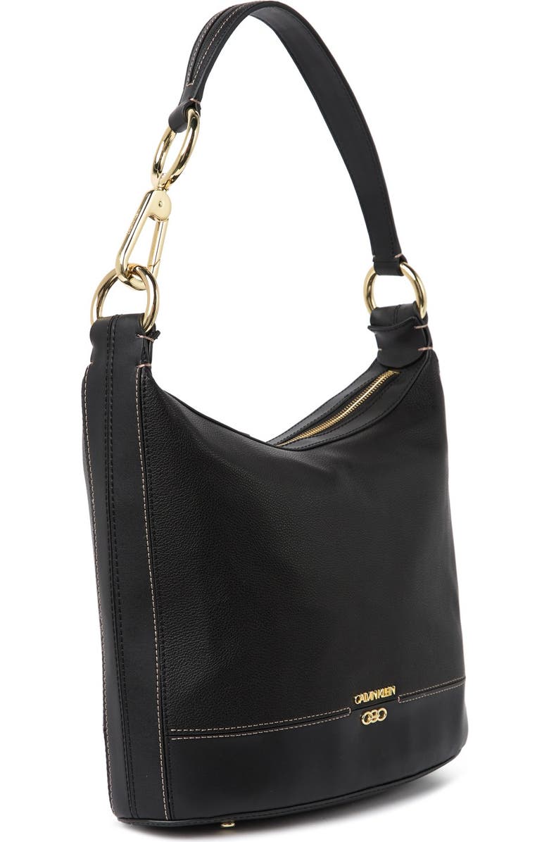 Calvin Klein Sophia Micro Pebble Leather Hobo Shoulder Bag, Alternate, color,
