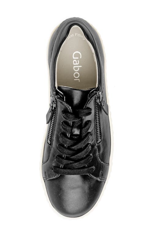 Gabor 53.200 Platform Sneaker In Black