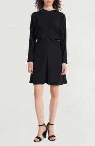 Luxely Long Sleeve Fit & Flare Dress