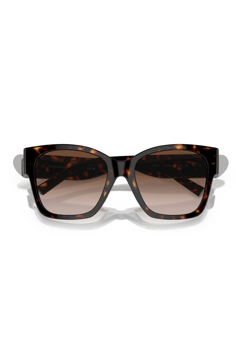 54mm Gradient Square Sunglasses, Alternate, color, HAVANA