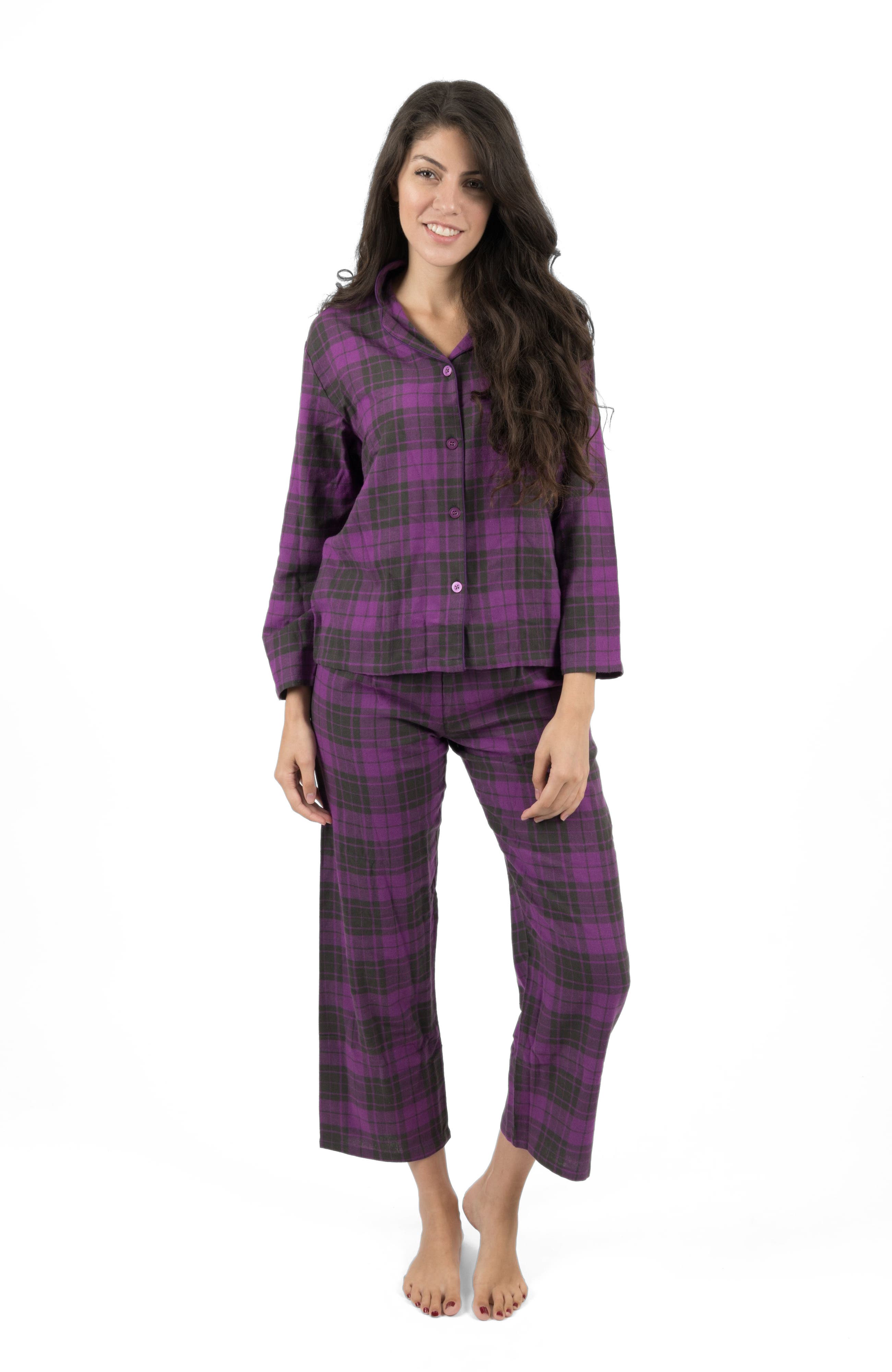 Purple/Gray Plaid