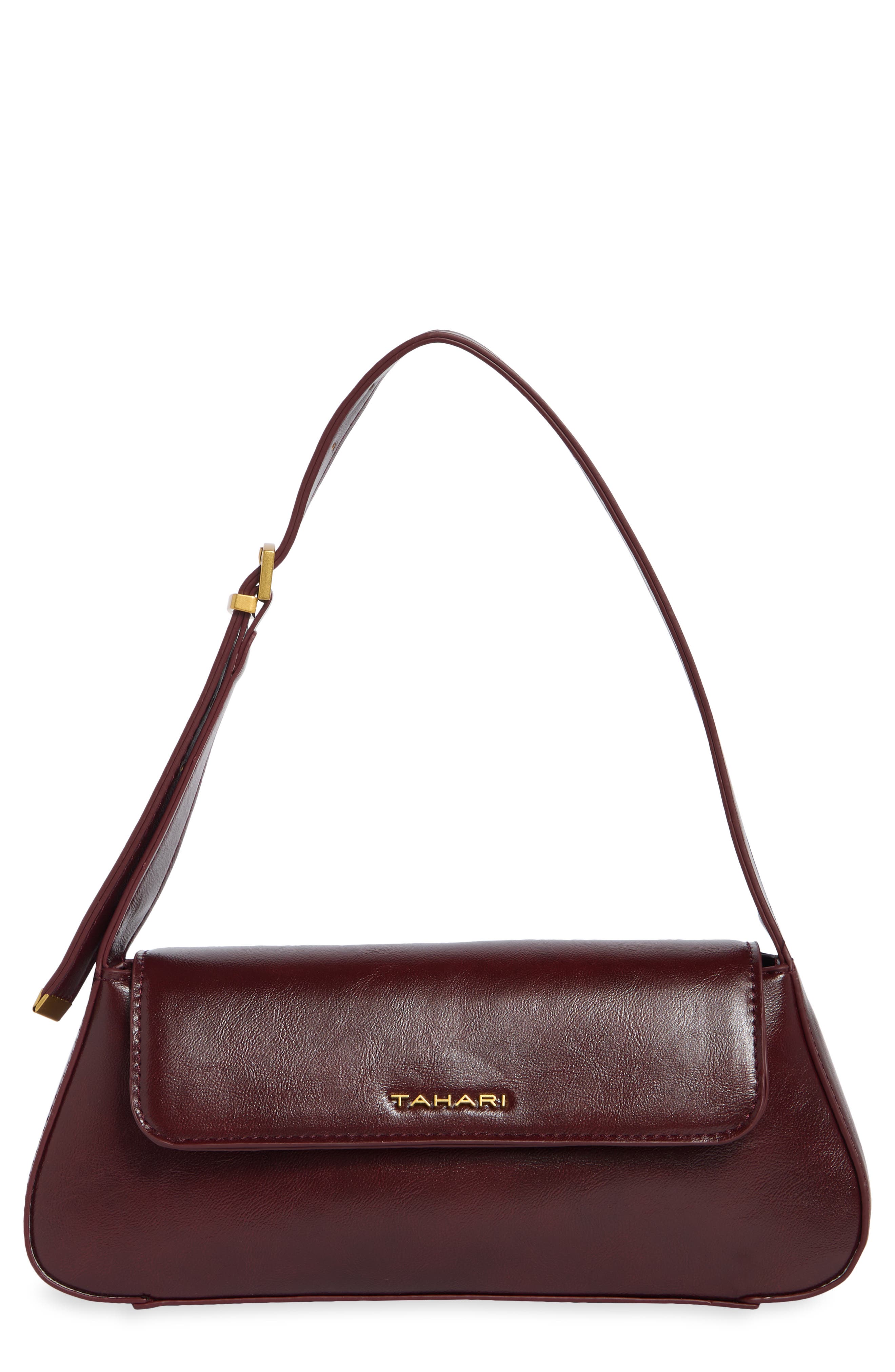 Frankie Faux Leather Flap Shoulder Bag