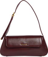 Tahari Frankie Faux Leather Flap Shoulder Bag