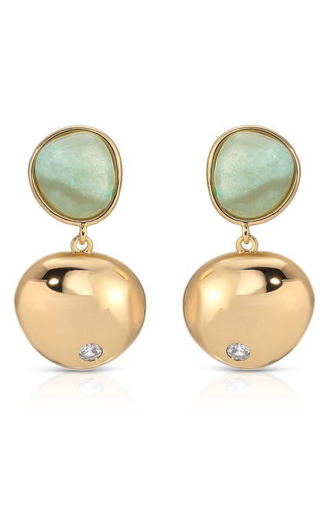 Stardust Sphere Drop Earrings