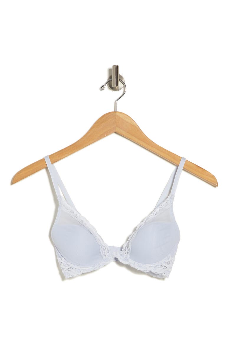 Feathers Plunge T-Shirt Basics Bra, Alternate, color, RAINY