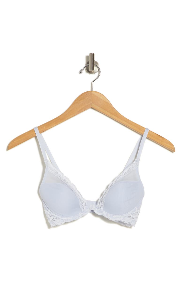 Natori Feathers Plunge T-Shirt Basics Bra, Alternate, color, Rainy