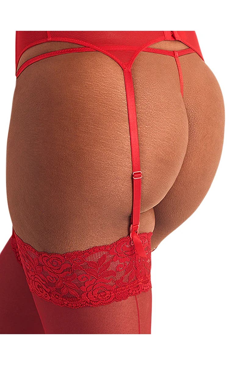 Adore Me Besos G-String Panties, Alternate, color, Dark Red