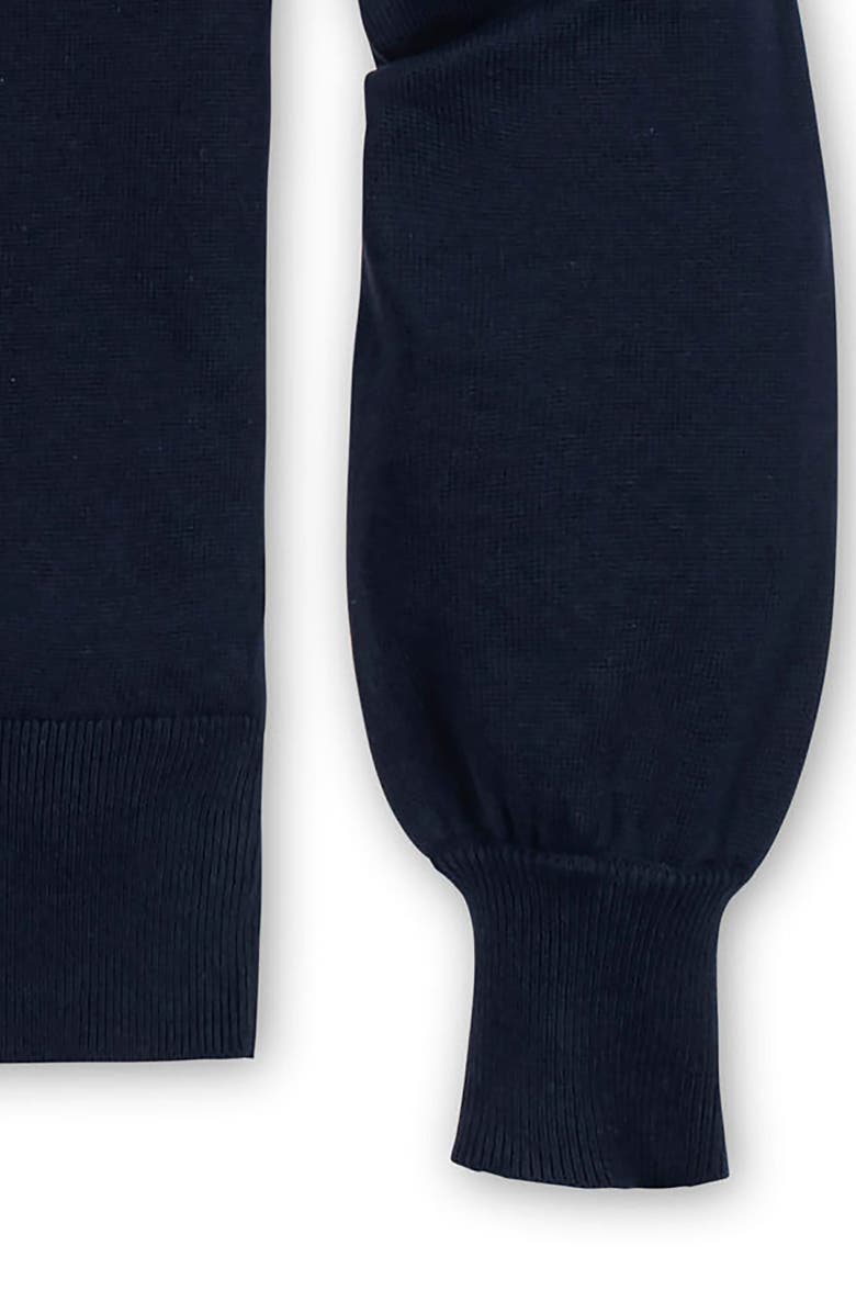 Hope & Henry Organic Fair Isle Puff Sleeve Sweater, Alternate, color, Scottish Snowflake