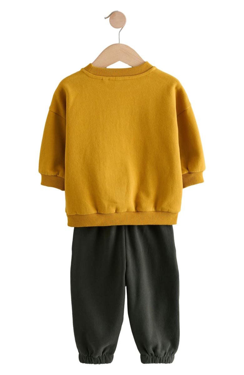NEXT Kids' Farmyard Sweatshirt & Joggers Set, Alternate, color, Yellow