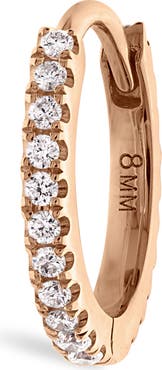 MARIA TASH Diamond Eternity Single Hoop Earring