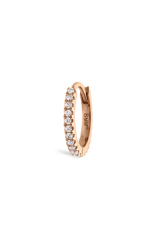 Maria Tash Diamond Eternity Single Hoop Earring