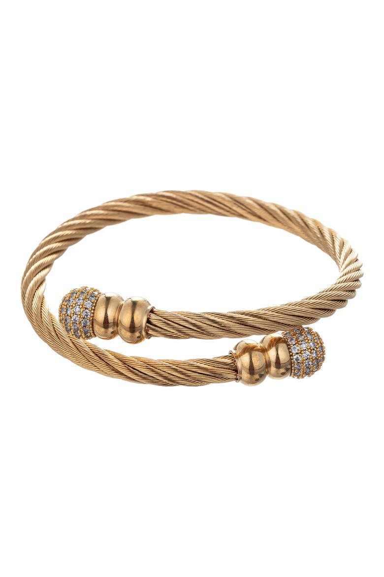 Men's Keith Coil Bracelet, Main, color, GOLD