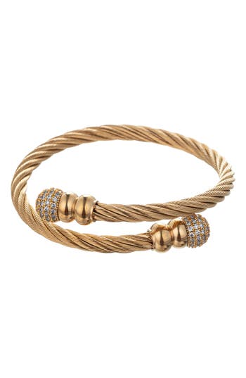 Eye Candy Los Angeles Keith Coil Bracelet In Gold
