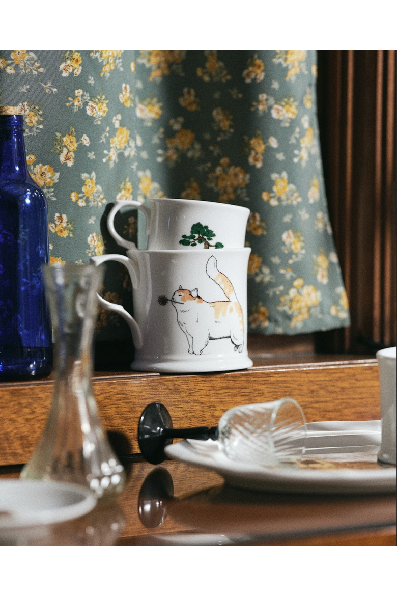 Thibaud Herem Objet Mug, Alternate, color, Happy Cat