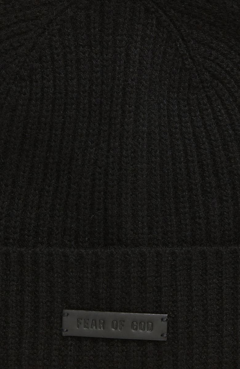 Fear of God Rib Cashmere Beanie, Alternate, color,