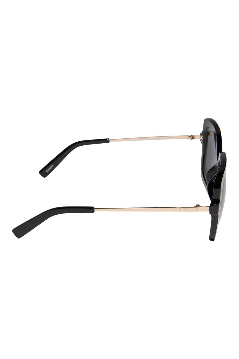 Sandy 54mm Square Bifocal Reading Sunglasses Glasses, Alternate, color, BLACK