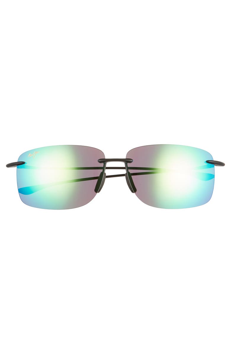 Maui Jim Hema 62mm Polarized Rectangular Sunglasses, Alternate, color,