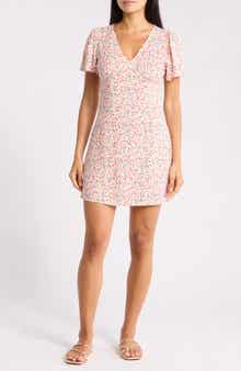 Billabong Such a Flirt Short Sleeve Minidress