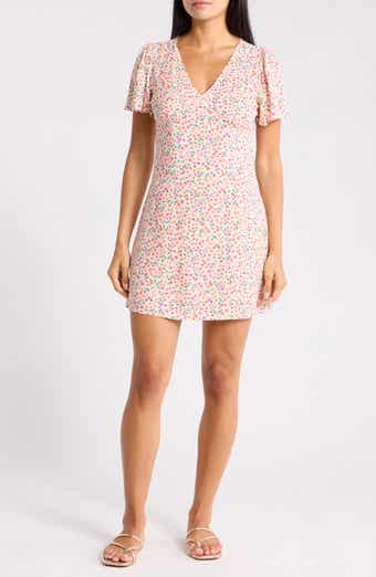 Billabong Such a Flirt Short Sleeve Minidress