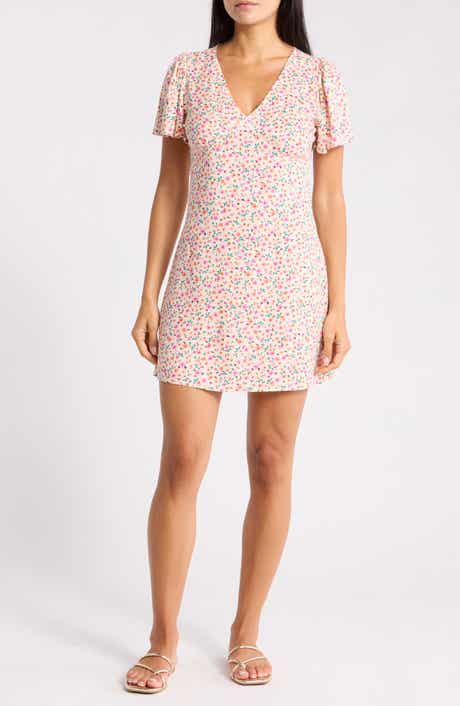 Billabong Such a Flirt Short Sleeve Minidress