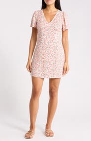 Billabong Such a Flirt Short Sleeve Minidress