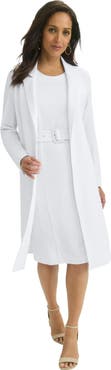 Jessica London Belted Jacket Dress