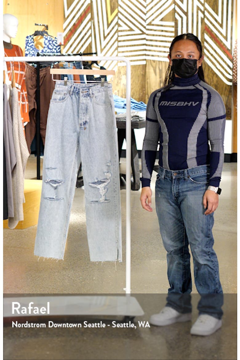 Brooklyn Jean Muse Split Straight Leg Jeans video