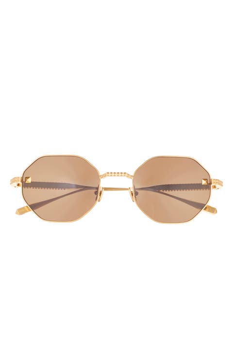 52mm Geometric Sunglasses
