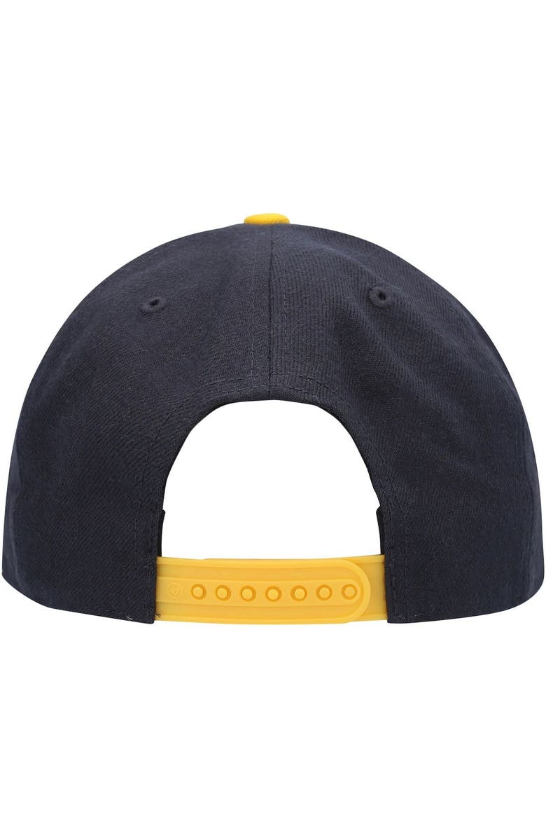 '47 Men's '47 Navy Denver Nuggets Blockshed Captain Snapback Hat, Alternate, color, 