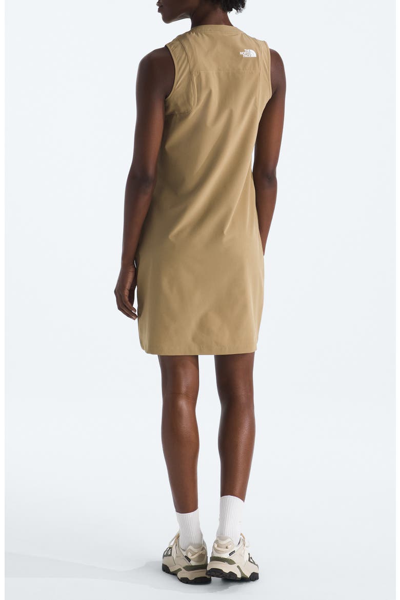 Sleeveless Packable Dress, Alternate, color, KELP TAN