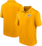 FANATICS Men's Fanatics Branded Gold Nashville Predators Left Side Block Polo