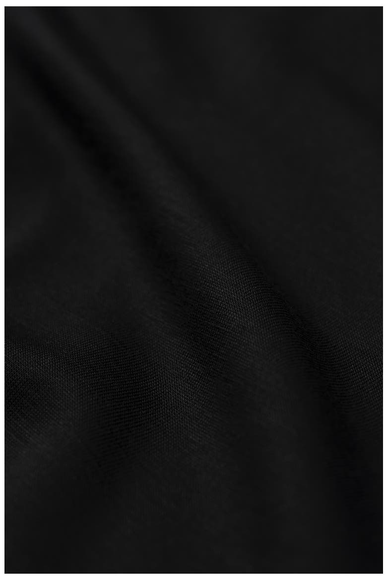 Alyssa Jersey Cocktail Dress, Alternate, color, BLACK