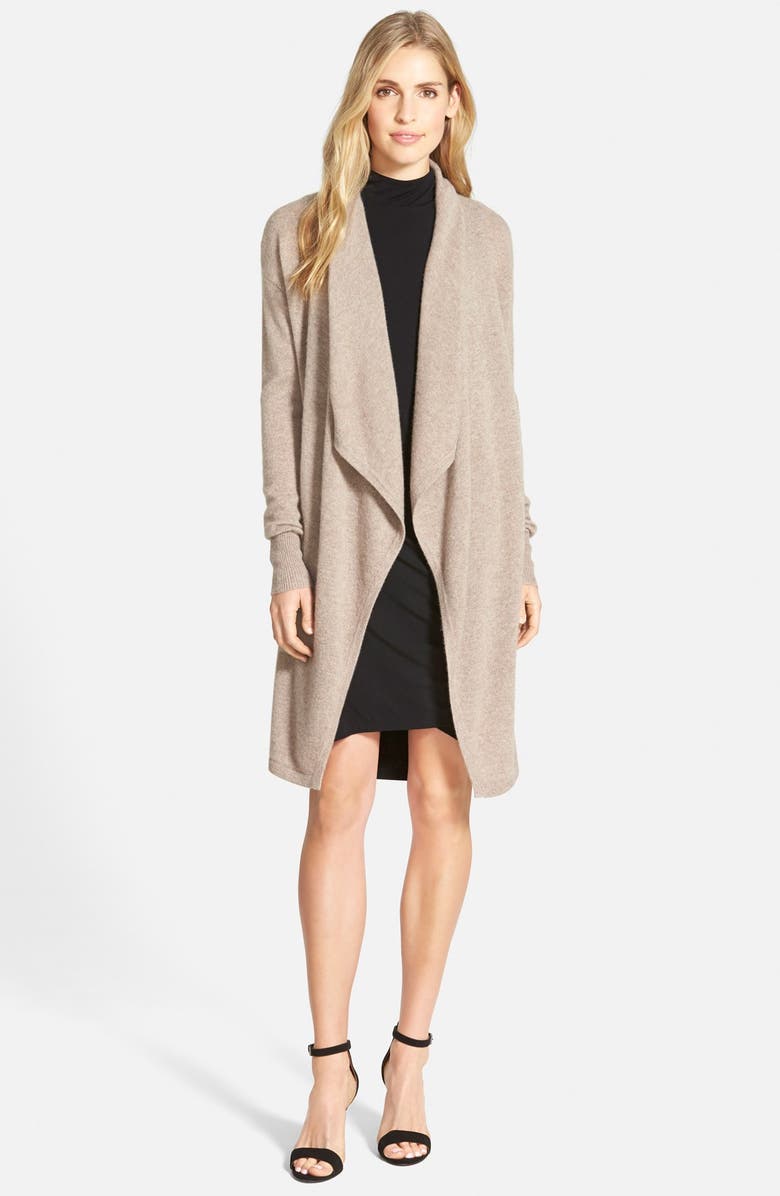 Halogen<sup>®</sup> Sleeveless Side Ruched Mock Neck Knit Dress, Alternate, color, 