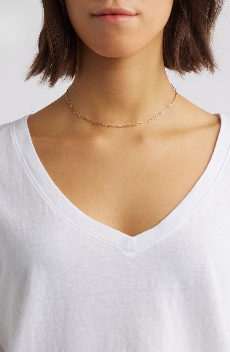 Alex Mill V-Neck Cotton T-Shirt, Alternate, color,