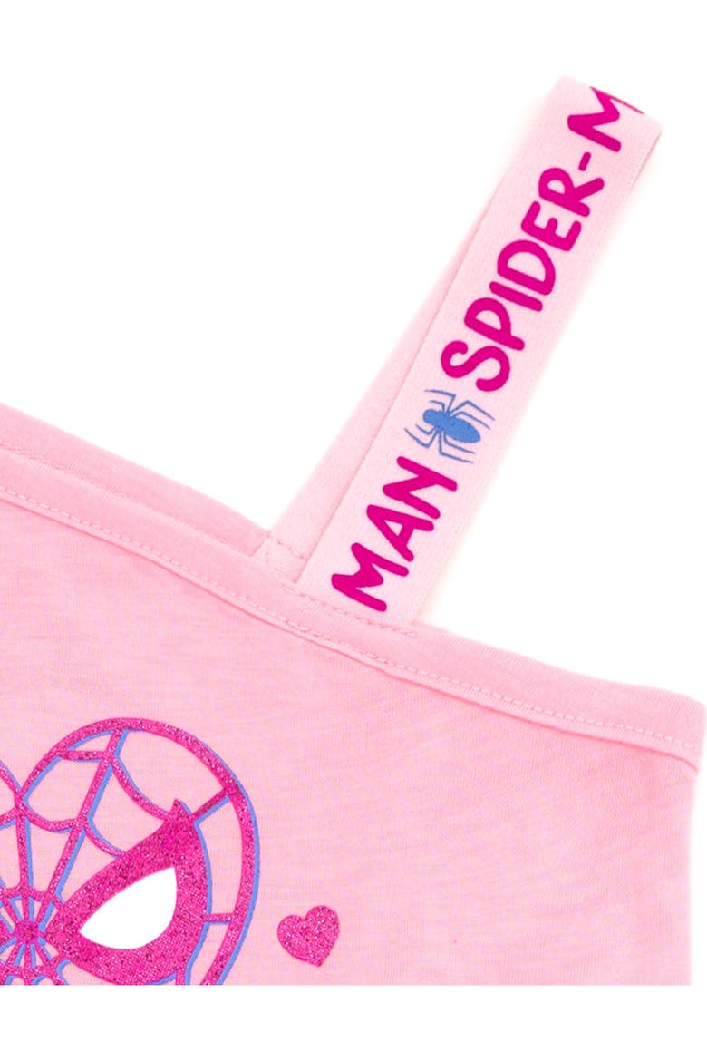 Spider-Man Sleeveless Dress, Alternate, color, Pink Blue Spiderman