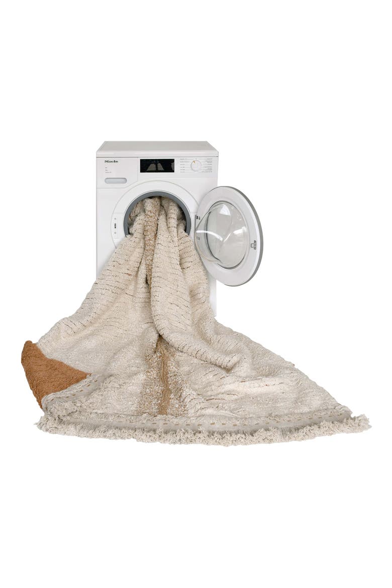 Reversible Washable Recycled Cotton Blend Rug, Alternate, color, TOFFEE NATURAL LINEN