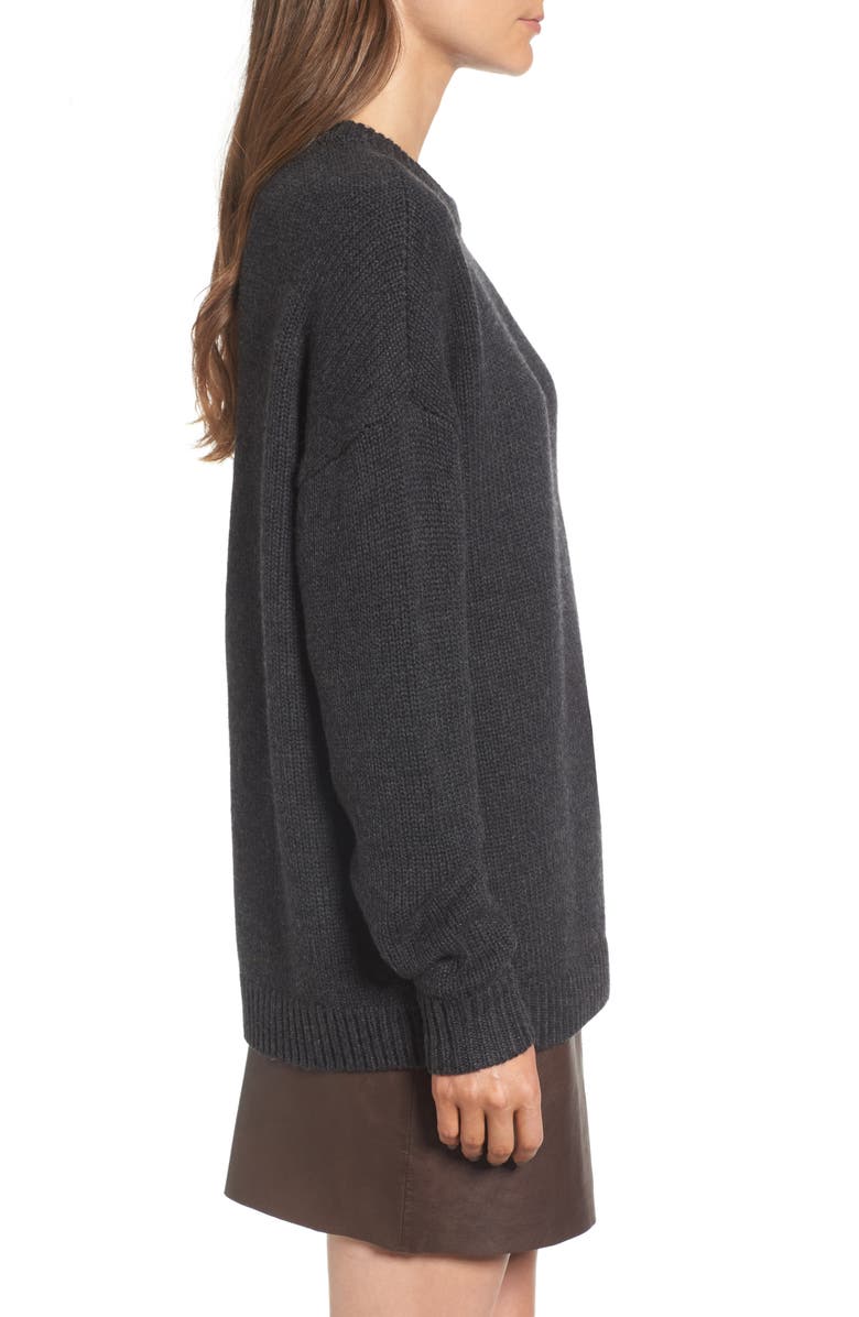 Treasure & Bond x Something Navy Crewneck Sweater, Alternate, color,