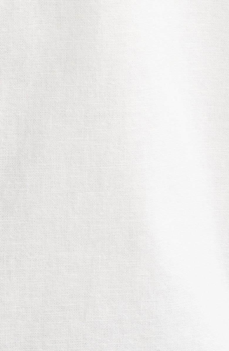 Wax London Didcot Crest Motif Short Sleeve Camp Shirt, Alternate, color, Ecru / Blue