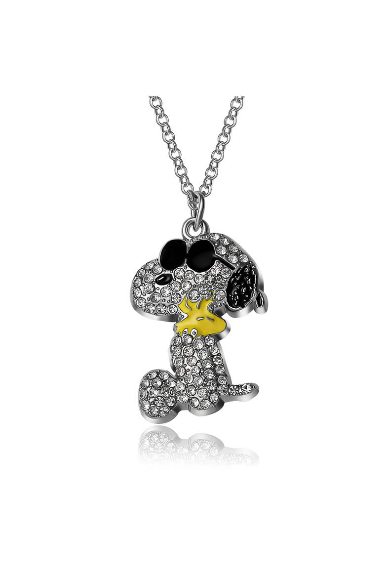 Joe Cool Sunglasses Necklace, Main, color, Silver