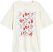 GOLDEN HOUR Strawberry Fields Graphic T-shirt